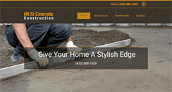 Desktop Screenshot of mtsiconcreteconstruction.com